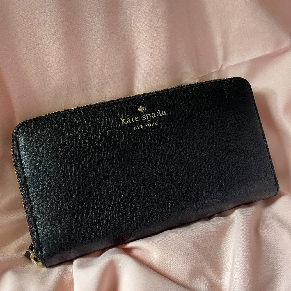 Kate Spade Black Continental Wallet